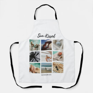 Sun-Kissed Memories Photo Collage Apron