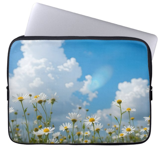 Sun-Kissed Petals Laptop Sleeve (Front)