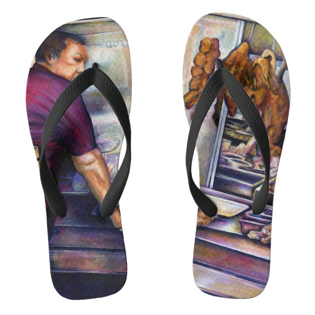 Sun-Kissed Singapore Thongs (Footbed)