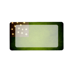 Sun kissed Vermont Republic Flag Label