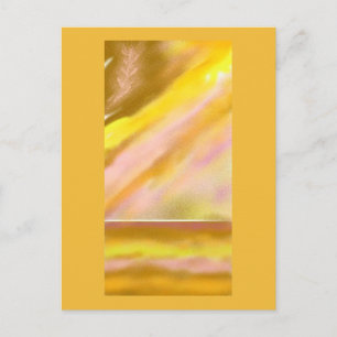 Sun Lake (full) Abstract Art Postcard