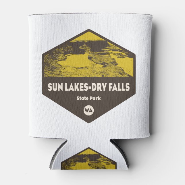 Sun Lakes-Dry Falls State Park Washington Can Cooler (Front)