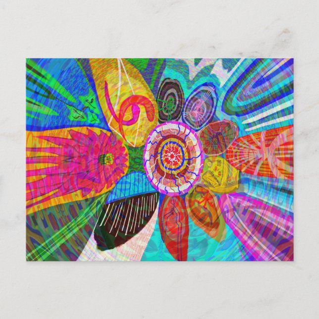 SUN Life Force on earth Postcard (Front)