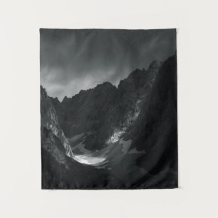 Sun light through dark clouds tapestry