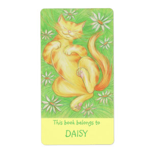 Sun Lover bookplate label