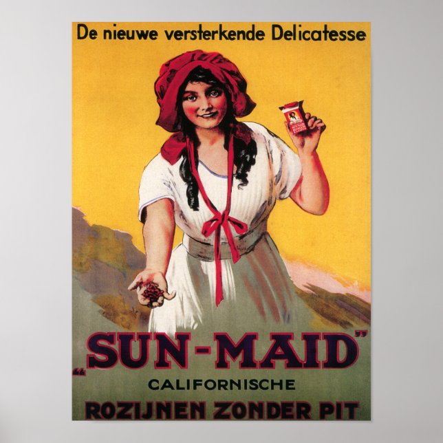 Sun-Maid California Raisin Poster (Front)