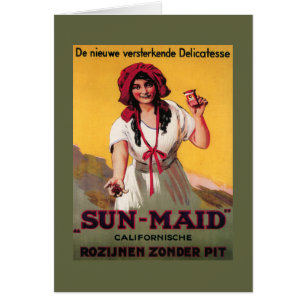 Sun-Maid California Raisin Poster