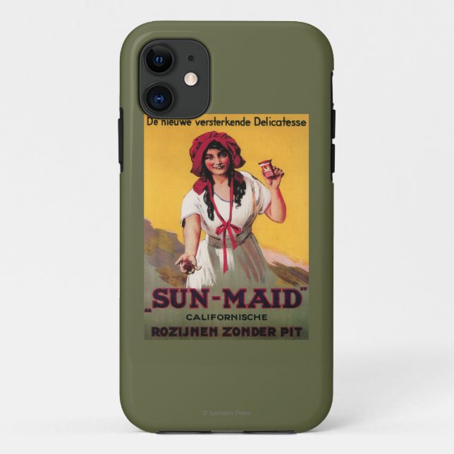 Sun-Maid California Raisin Poster Case-Mate iPhone Case (Back)