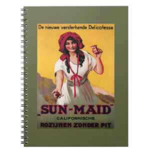 Sun-Maid California Raisin Poster Notebook