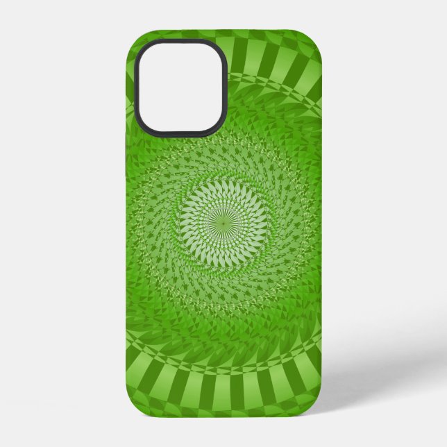 Sun Mandala green Case-Mate iPhone Case (Back)