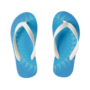 Sun Mandala Light blue Kid's Thongs