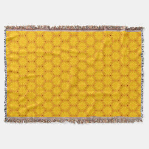 Sun Mandala Throw Blanket