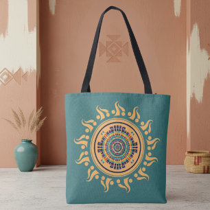 Sun Mandala Tote Bag