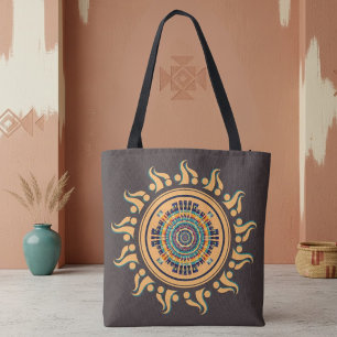Sun Mandala Tote Bag