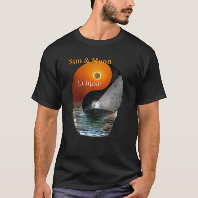 Sun & Moon-Eclipse-time T-Shirt (Front)
