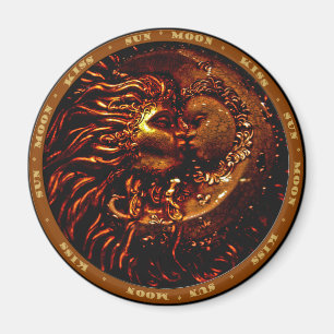 Sun,Moon,Kiss Gifts Magnet