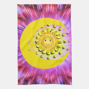 Sun Moon Kitchen Hand Towel