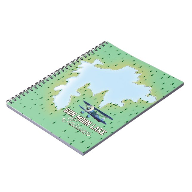 Sun Moon Lake Taiwan Notebook (Left Side)