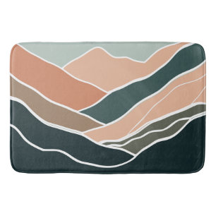 Sun & Moon Mountains Bath Mat