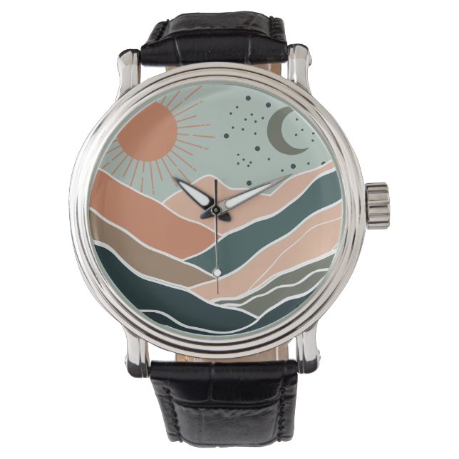 Sun & Moon Mountains Watch (Front)
