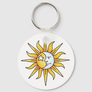 Sun Moon & Star Keychain