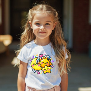 Sun Moon Star Y2K Cute Toddler Shirt