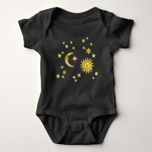 Sun, Moon & Stars Baby Bodysuit