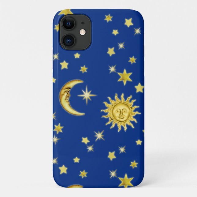 Sun, Moon & Stars Phone Case (Back)