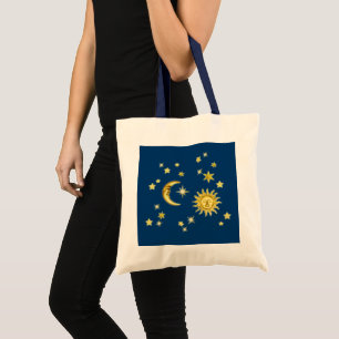 Sun, Moon & Stars Tote Bag