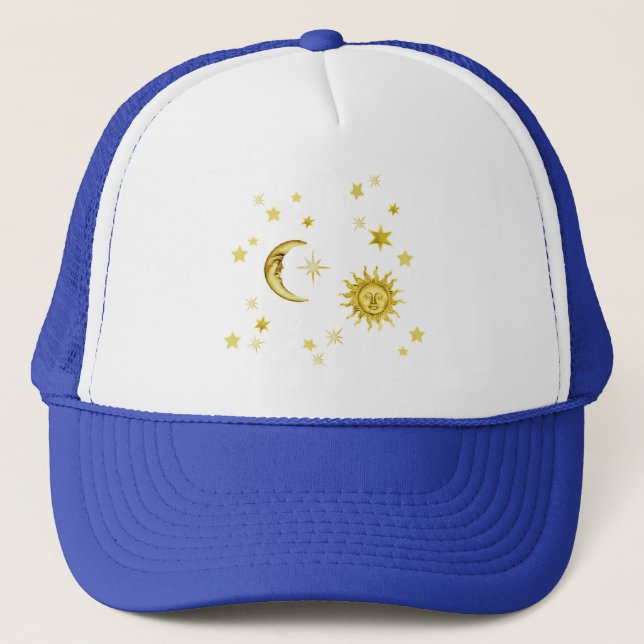 Sun, Moon & Stars Trucker Hat (Front)