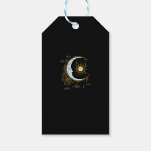 Sun Moon Vintage 90s Witch Whimsigoth Aesthetic Gift Tags