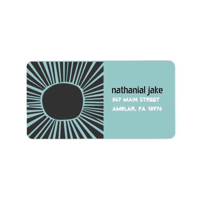 Sun Moon Water Print your own labels (Front)