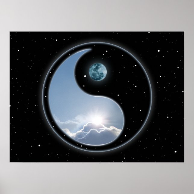 Sun-Moon Yin Yang Poster (Front)