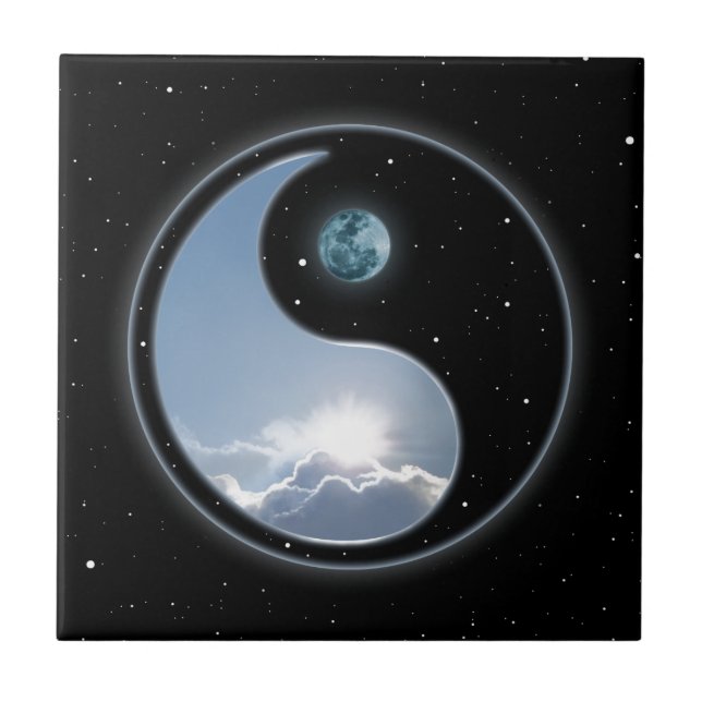 Sun-Moon Yin-Yang Tile (Front)
