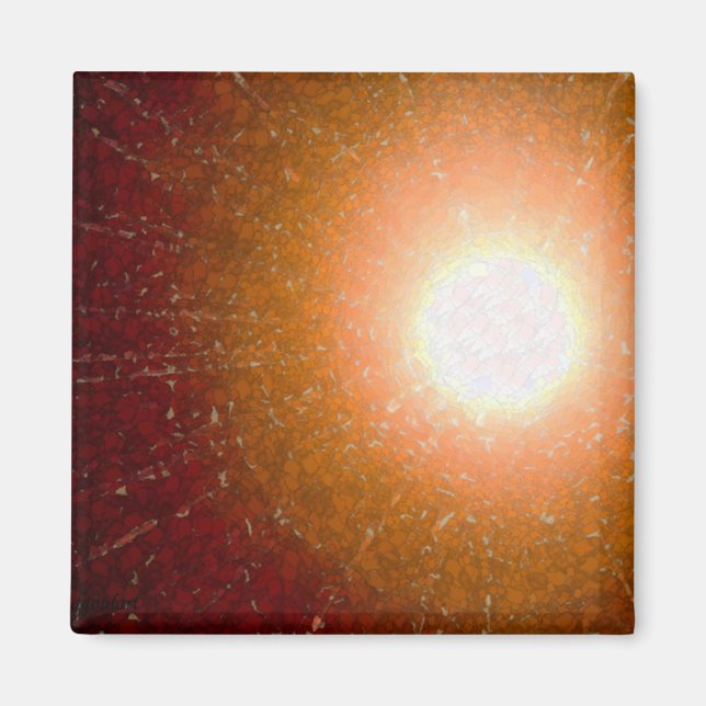 Sun Mosaic Magnet (Front)