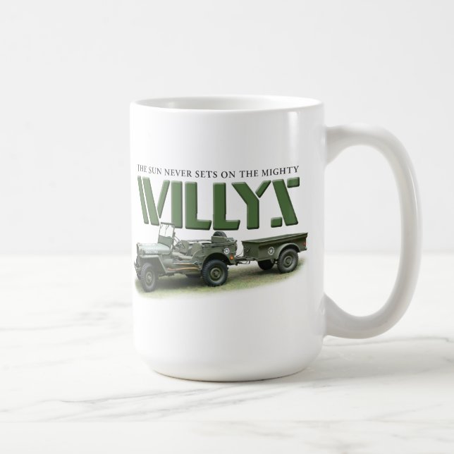 Sun Never Sets on Willys Mug (Right)