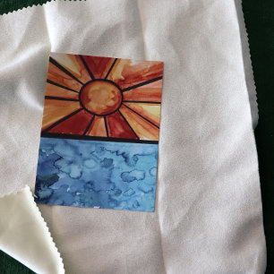 Sun Ocean Postcard