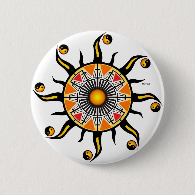 Sun of A Basket 6 Cm Round Badge (Front)