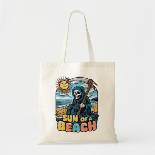 Sun Of A Beach Grim Reaper Tote Bag