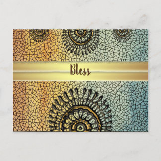 Sun of Henna (Goldish) Postcard