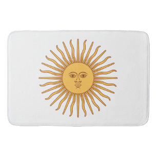 Sun of May (Argentinian Sun) Bath Mat