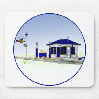 Sun Oil Station Mouse Pad