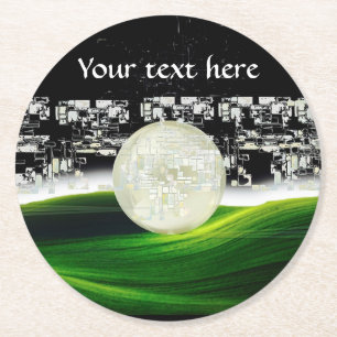 SUN ON MOON Paper Coaster