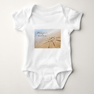 Sun On The Beach Baby Bodysuit