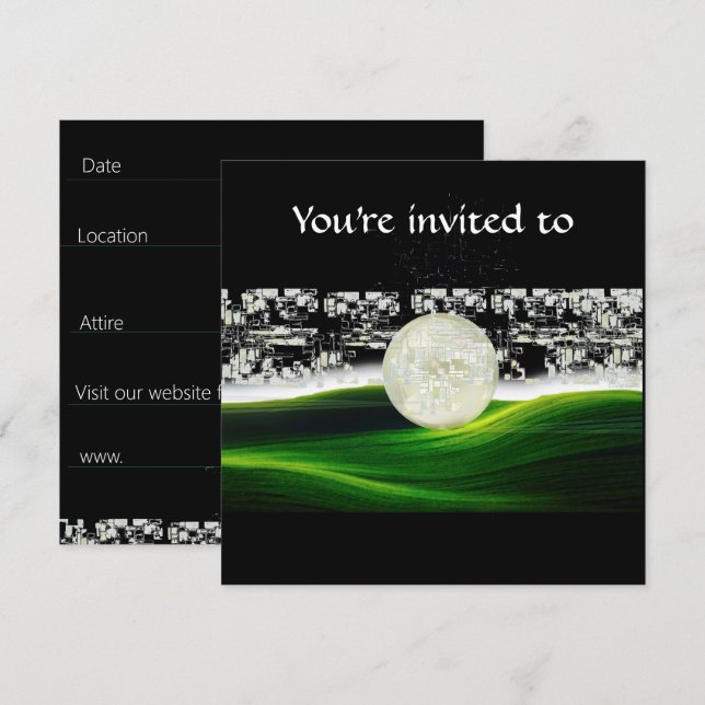 SUN ON THE MOON HOLIDAY CARD (Front/Back)