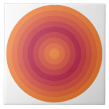 Sun Orange Viva Magenta Circles