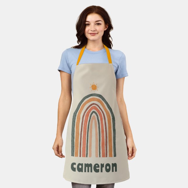 Sun Over A Rainbow Apron (Worn)