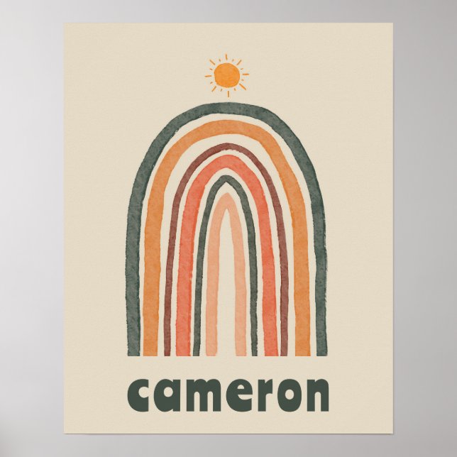 Sun Over A Rainbow Poster (Front)