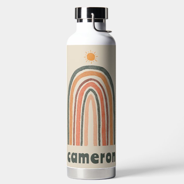 Sun Over A Rainbow Water Bottle (Left)