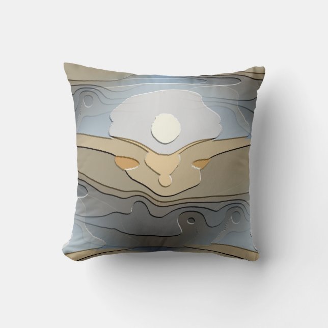 SUN OVER THE HILLS  CUSHION (Front)